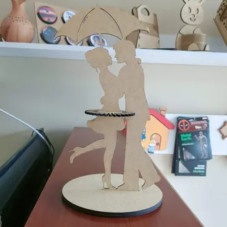 Servilletero en forma de Pareja Crudo