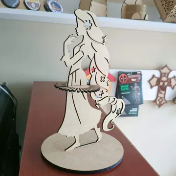 Servilletero rapunzel Crudo