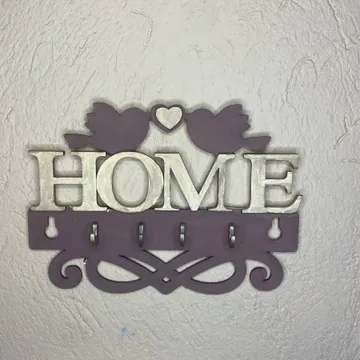 Portallavero palomas Fondo café